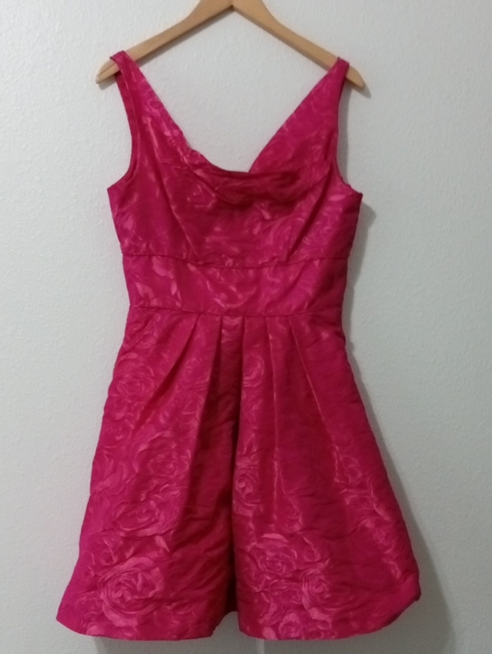 Theia Fuchsia Cocktail Dress